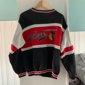 Vintage blackhawks crew unisex